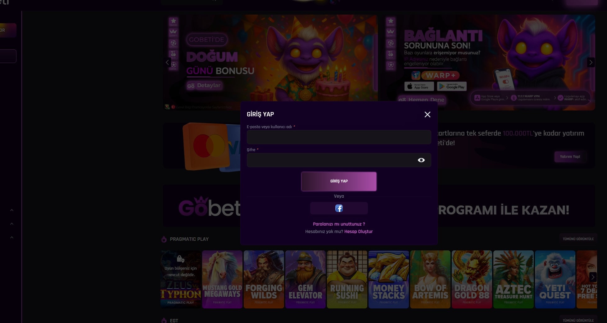 gobeti login maldvies